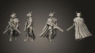 Military figurines Cyber Forge Collaboration 3d model