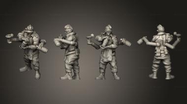Military figurines CYBERGLOW BARTENDER 3d model
