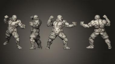 Military figurines CYBERGLOW MMA FIGHTER 2 3d model