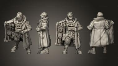 Military figurines CYBERGLOW SMUGGLER 32 CYBERPUNK 3d model