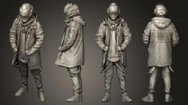 Military figurines Cybermech 3d model