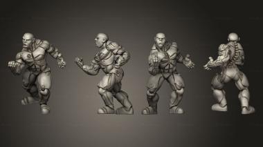 Military figurines Cyberpsycho A 3d model