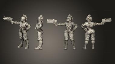 Military figurines Cyberpsycho Handgun A 3d model