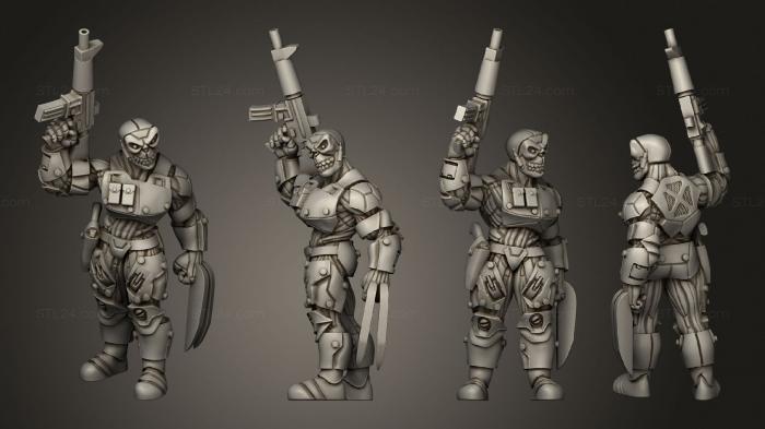 Military figurines (Cyberpsycho Paramilitary, STKW_4754) 3D models for cnc