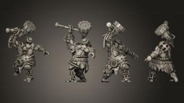 Military figurines Cyborg Abomination 3d model