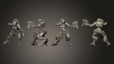 Military figurines Cybork Pinup Orco Mini Dn D 3d model