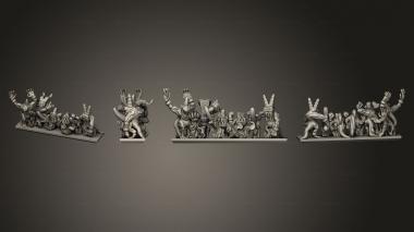 Military figurines Daemon Army Flame Daemons V 1 Strip 2 3d model