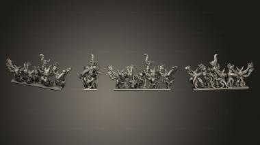 Military figurines Daemon Army Flame Daemons V 1 Strip 5 3d model