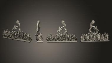 Military figurines Daemon Army Flame Daemons V 1 Strip 7 3d model