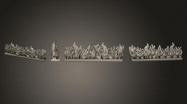 Military figurines Daemon Army Inarrow 1 3d model