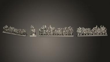 Military figurines Daemon Army Infernals 2 3d model