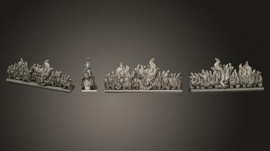 Military figurines Daemon Army Infernals 3 3d model