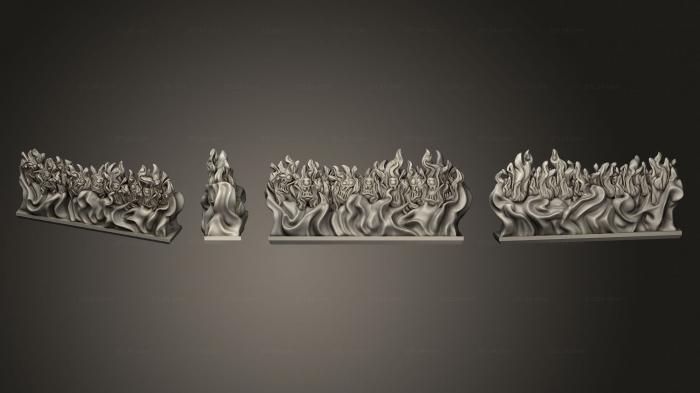 Military figurines (Daemon Army Infernalsback 5, STKW_4806) 3D models for cnc