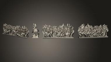 Military figurines Daemon Army Infernalsback 5 3d model