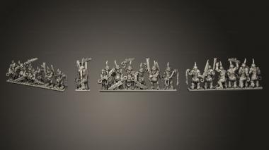 Military figurines daemonic peilence horde Strip 2 3d model