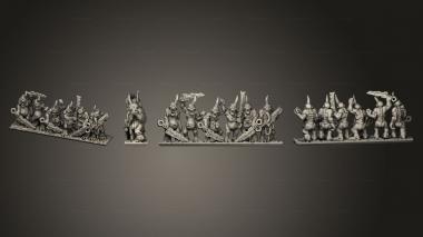 Military figurines daemonic peilence horde Strip 4 3d model