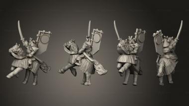 Military figurines Daimyo Hero Alone 3d model