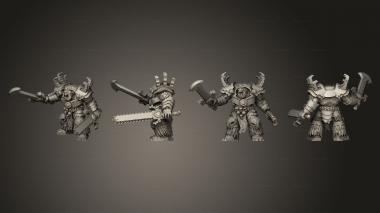 Military figurines Dark Broozer Boss A 3d model