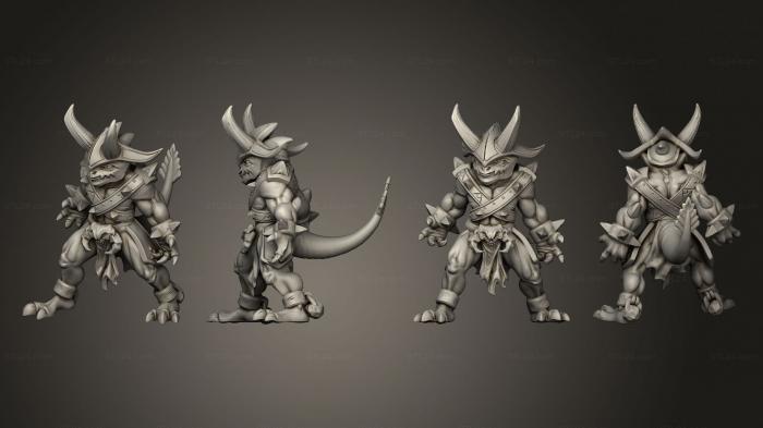 Military figurines (Dark Imp A, STKW_4862) 3D models for cnc
