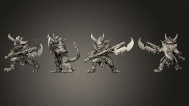 Military figurines Dark Imp C 3d model