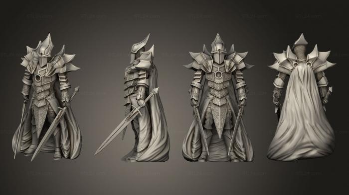 Military figurines (Dark Knight, STKW_4871) 3D models for cnc