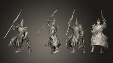Military figurines Dark Lord Spear 3d model