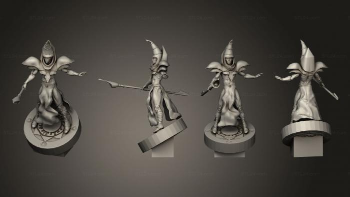 Military figurines (dark magician, STKW_4876) 3D models for cnc