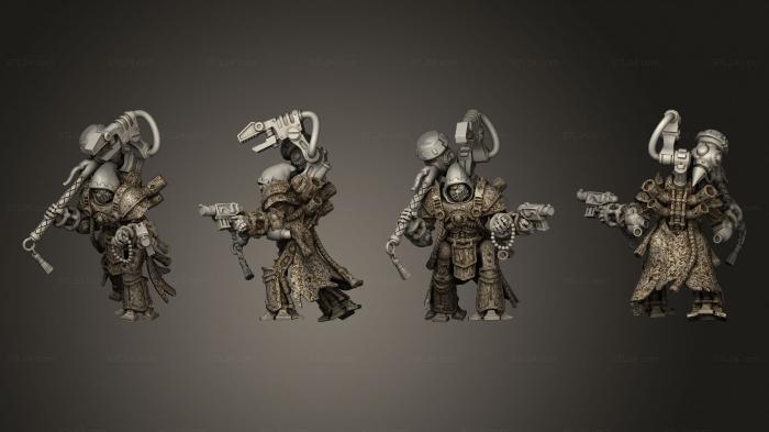 Military figurines (Dark Techno Machine Smith, STKW_4879) 3D models for cnc