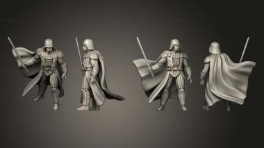 Military figurines darklord 1 3d model