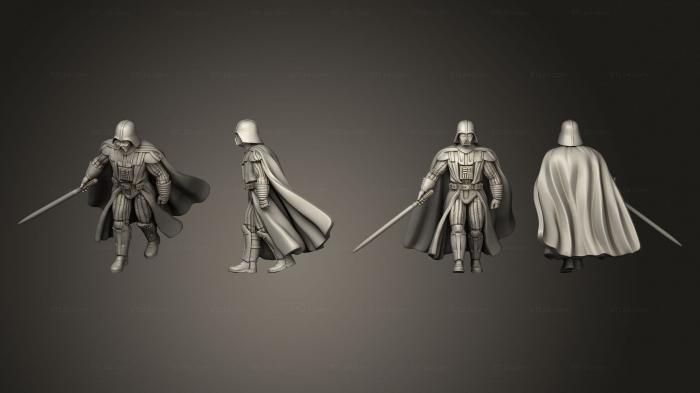 Military figurines (darklord 4, STKW_4883) 3D models for cnc
