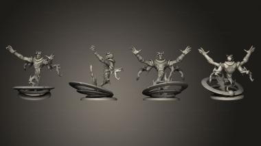 Military figurines Darkness Elemental Magic 3d model