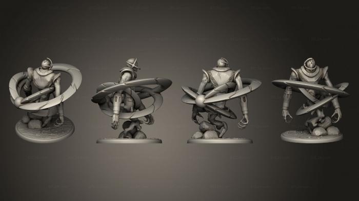 Military figurines (Darkness Elemental, STKW_4885) 3D models for cnc