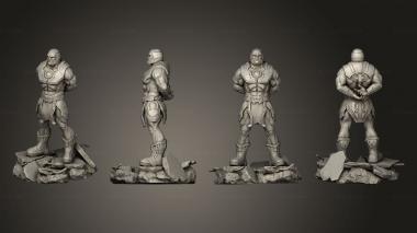 Military figurines Darkseid 01 3d model