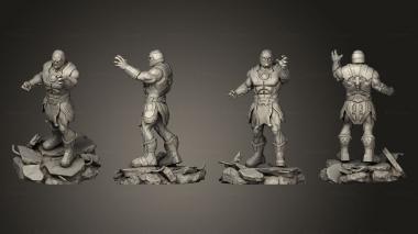 Military figurines Darkseid Pose 2 B 3d model