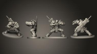 Military figurines Darksiders War maitegomez d 3 3d model