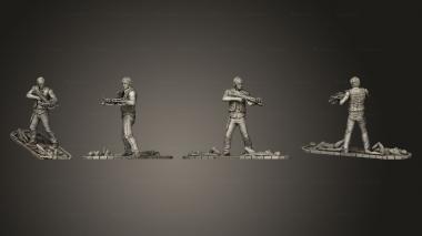 Military figurines Daryl dixon 3d model