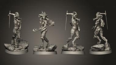 Military figurines Daughters of Lilith 4 3d model