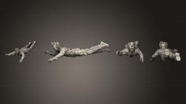 Military figurines Daz Zero G 3d model