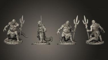 Military figurines De d Hagservants 01 3d model