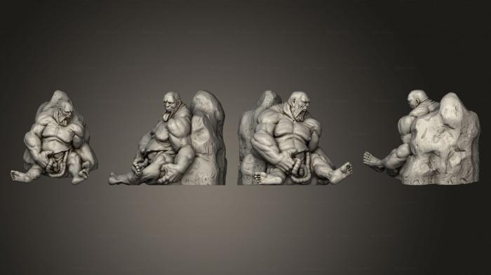 Military figurines (Dead giant, STKW_4918) 3D models for cnc