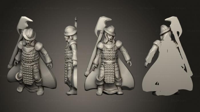 Military figurines (Dead Guard, STKW_4919) 3D models for cnc