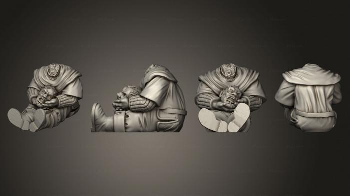 Military figurines (Dead guards 2, STKW_4920) 3D models for cnc
