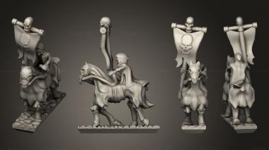 Military figurines deadriders singles banner 3d model