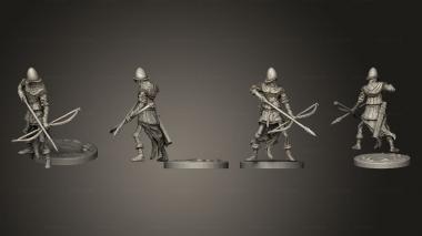 Military figurines Deadwalker Archer 05 3d model