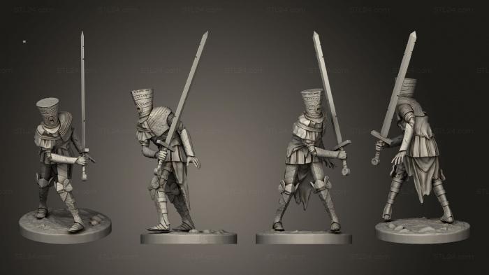 Military figurines (Deadwalker Soldier 02, STKW_4948) 3D models for cnc