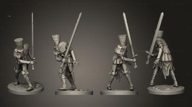 Military figurines Deadwalker Soldier 02 3d model
