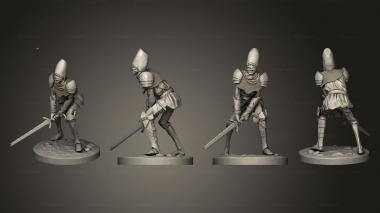 Military figurines Deadwalker Soldier 03 3d model