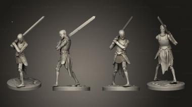 Military figurines Deadwalker Soldier 04 3d model