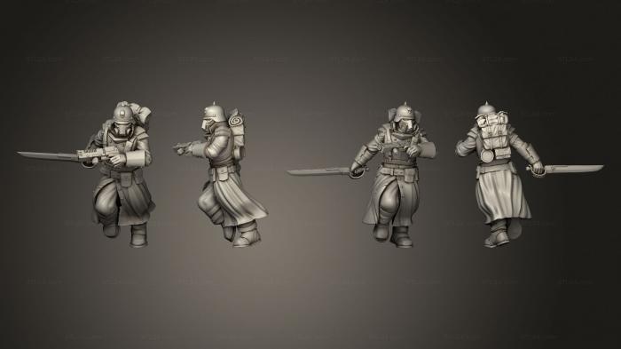 Military figurines (Death Division commander, STKW_4967) 3D models for cnc