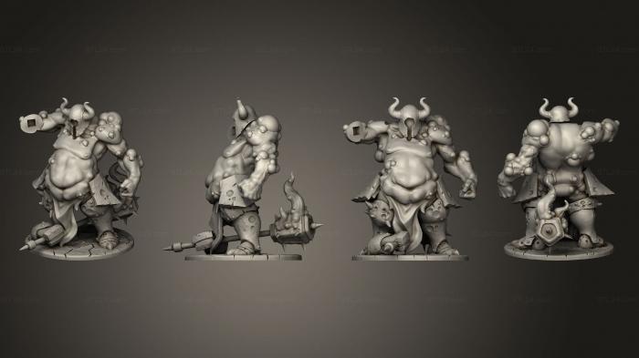 Military figurines (Death Golems 4, STKW_4971) 3D models for cnc